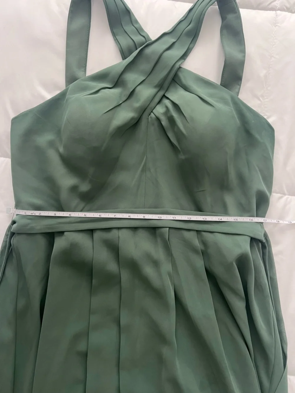 Azazie Dixie, color eucalyptus - Women's Formal Gown - Picture 6 of 10